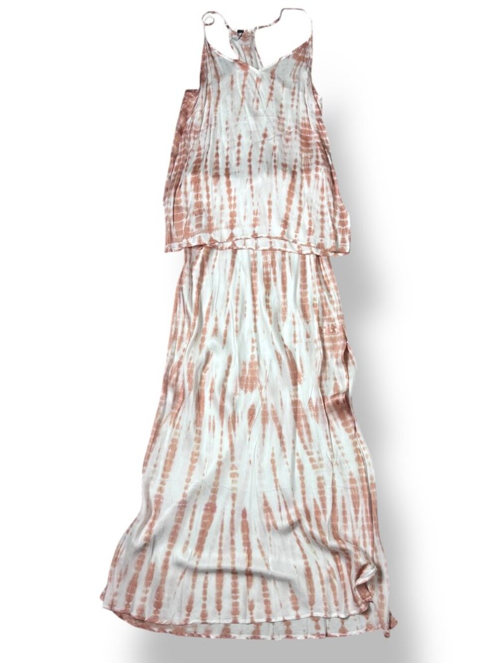Young Fabulous & Broke Top / Skirt Set Tie dye White Terracotta Sleeveless Sz XS